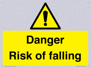 Danger Risk of falling